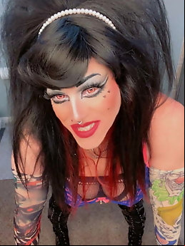 Adorable ladyboy tart is fingering her hole