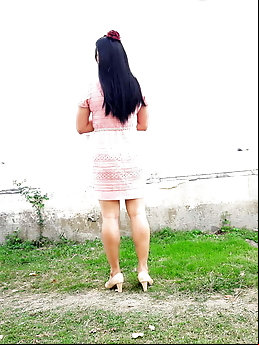 FN006 Iand#039;m a kathoey in a Thai patterned dress